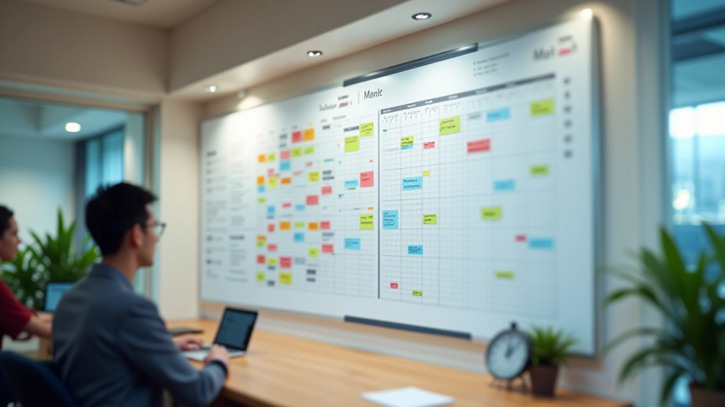 Time blocking schedule system, calendar and clock visualization, organized time blocks